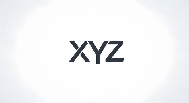 A clean and modern minimalist monogram logo featuring the letters X Y and Z in a bold geometric font