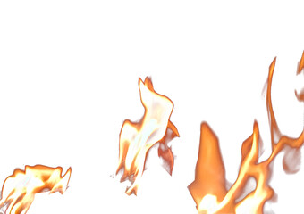 Rising fire flame torch style effect png isolated on transparent background. Realistic burning blaze overlay element for cinematic scenes and digital compositing