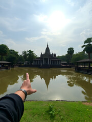 Naklejka premium CAMBODIA SIEM REAP ANGKOR KBAL SPEAN TEMPLE