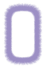 Obraz premium Soft Purple Grain Rounded Rectangle Frame Background – Dust Particle Border for Web Design, UI Message Box, Poster Layout Vector