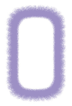 Soft Purple Grain Rounded Rectangle Frame Background &ndash; Dust Particle Border for Web Design, UI Message Box, Poster Layout Vector