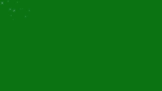 Magic glitter sparkle trail transition, golden glowing starlight glitter sparkle path white twinkling stars line, fast glittering star lines, sparkling starry line effect on green screen. 4k animation