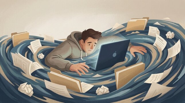 Overwhelmed by data and information overload, drowning in tasks and deadlines, struggling with information management and digital clutter