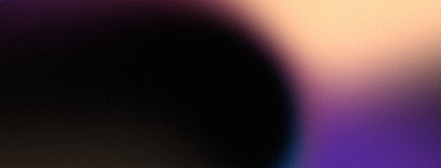Abstract Grainy Gradient Background with Neon Purple and Peach Tones © mr fida 