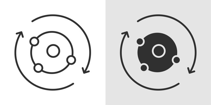 Metabolism Icon representing energy production, bodily chemical processes, metabolic health, nutrition, and overall physical wellness.