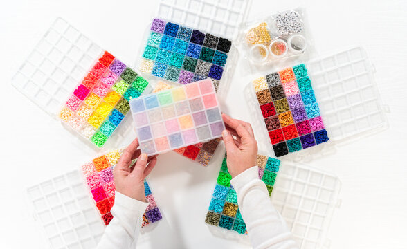 Colorful Clay Beads Set for Creative Kids' Bracelet Making