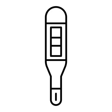 pregnancy test kit line icon with editable stroke