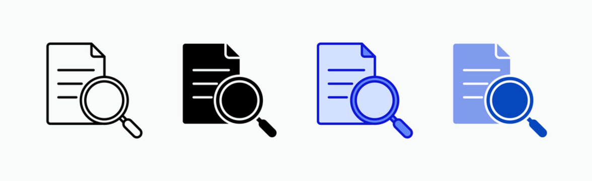 Review Icon Sheet Multiple Style Collection Isolated Vector