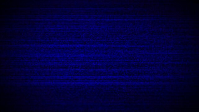 TV snow or noise background. Detuned analog tele visor. Bad Tv Signal - Static tv noise, black and blue. motion graphics of concept. 4k video animation