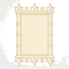 Obraz premium Ornate frame design with decorative elements