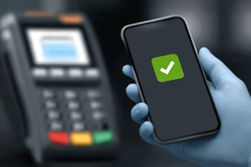 Glowing protection for the merchant at the gateway ensures money and payment for the bill and credit is safe.