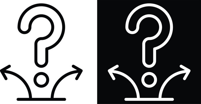 condition Two-tone version in black and white background