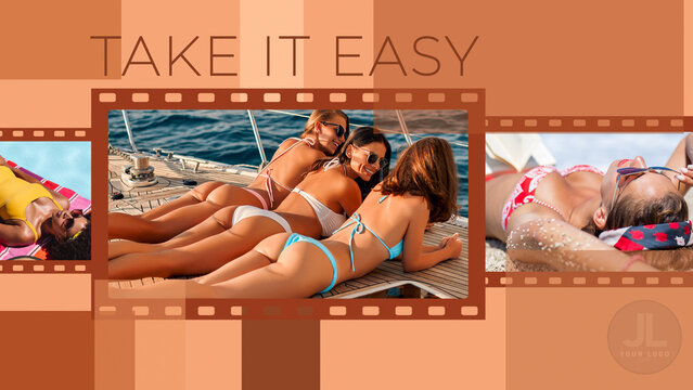 Floating Filmstrip Images Overlay