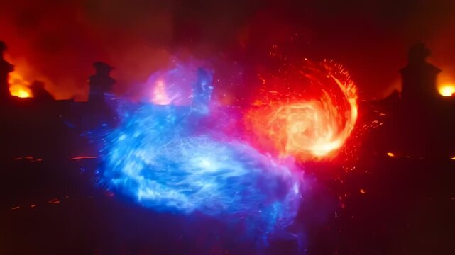 Vibrant Nebula Cloud Formation Cosmos.