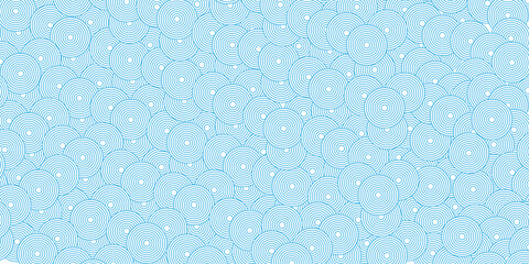 Modern abstract colorful circle line pattern background. Seamless design for banner and wave overlapping geometric wallpaper design. Modern and feminine themes. © armans