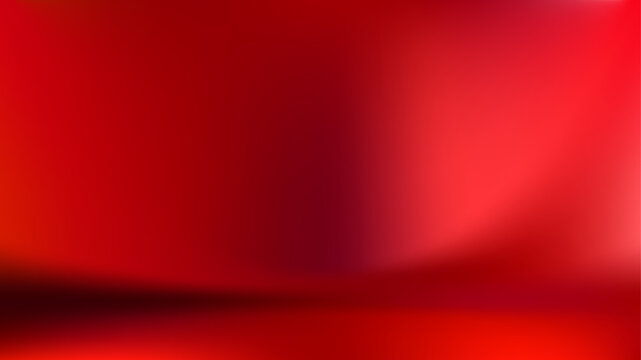 Studio red gradient bg. Red empty room. Limbo texture wallpaper.