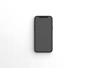 Naklejka premium mobile phone isolated on white