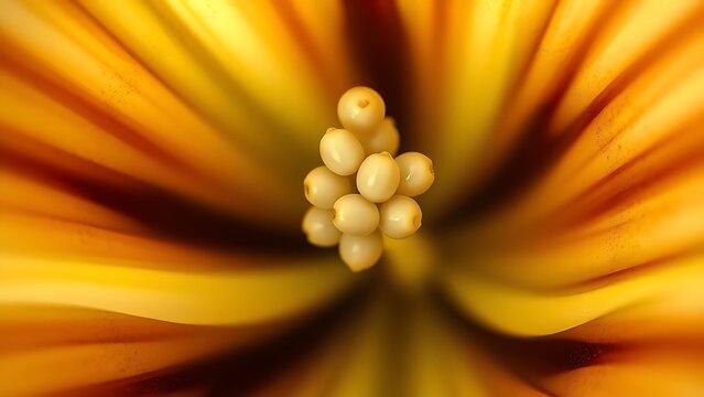 gibberellin. Macro view of tiny pearl-like ovules inside a lily's ovary, intricate biological detail. gardening catalogs, home-decor guides, designed for gardening and botanical catalogs.