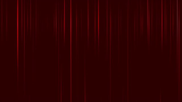 Abstract digital artwork featuring vertical lines of light against red background. Suitable for technology, science, and futuristic design projects.