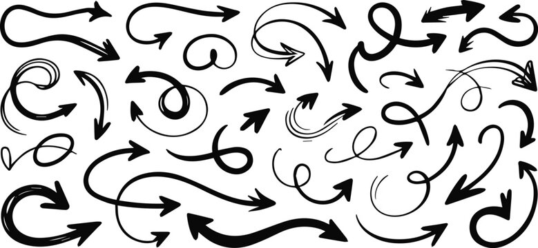 Sketch arrows for notes and annotations