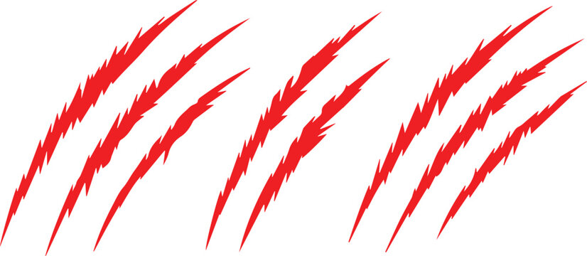 Claw marks for horror poster elements