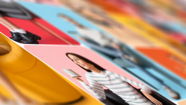 3D Camera Vertical Animation HD 4 &ndash; Smooth Cinematic Camera Move with Depth Parallax Effect, Dynamic Vertical Motion for Social Media Video Presentation