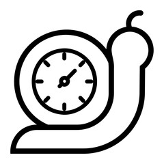 snail Line Icon © darwin