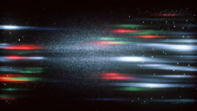 Noise glitch television distortion malfunction disruption disconnected compression black background footage error hacking computer laptop damaged screen abstract horizontal streaks creating surreal