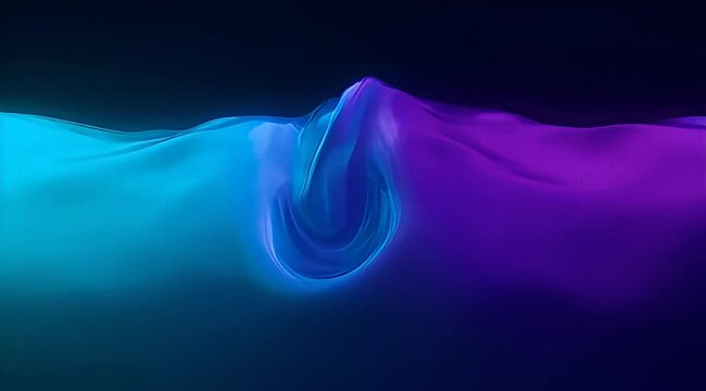 Abstract flowing gradients with deep indigo and cerulean colors background
