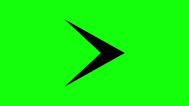 Directional Arrow on Green Backdrop: A sleek, dynamic black arrow, pointing towards progress or the future, rests against a vibrant green backdrop, its sharp lines conveying motion.