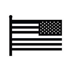 Fototapeta premium American Flag Shield Emblem Graphic Icon - Stars and Stripes Heraldic Symbol for Patriotism, Sports, and National Identity