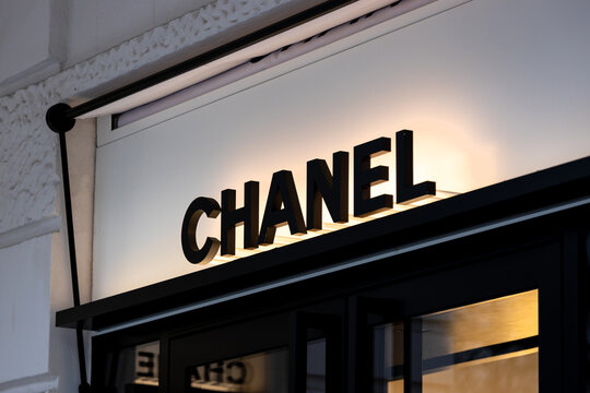 berlin, berlin, germany - 06 02 2026: a chanel store sign