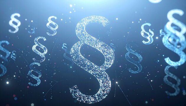 Floating Light Pixel Paragraphs Forming Intelligent Article Layout Futuristic AI Publishing Concept