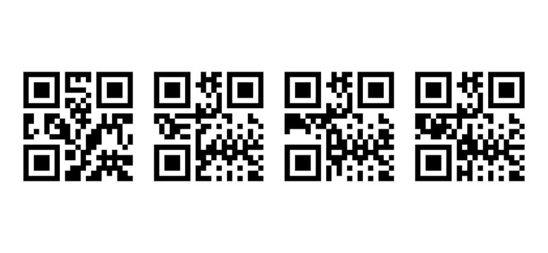 Business qr code symbols collection