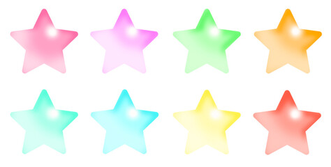 うるうるに光る星のセット