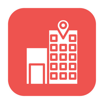 Mall Map Vector Icon