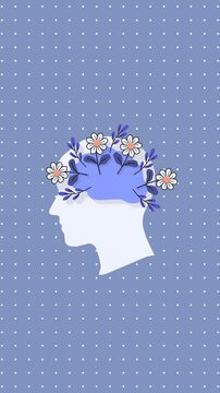 Animated Concept Illustrating Growth Mindset, Personal Development, Learning, And Self Improvement In Vertical Video Format For Education, Motivation, And Business Themes.