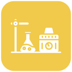 Fototapeta premium Lab Vacuum Vector Icon