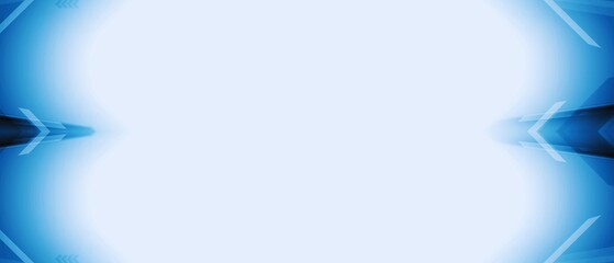 Blue gradient vector illustration with white center and arrow designs