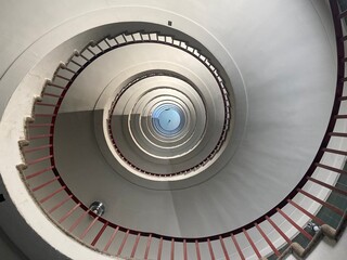 Fototapeta premium spiral staircase in the church