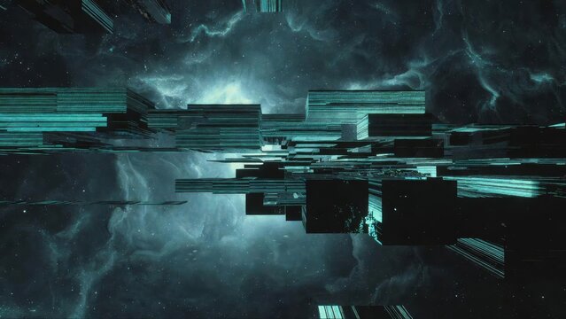 Dark Cyber Glitch Texture with Digital Decay Effect