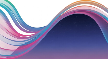 Fototapeta premium Fluid Abstract Wavy Background with Gradient Hues and Dynamic Movement for Creative Digital and Print Projects