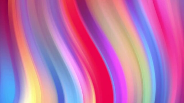 Abstract dye color gradient background with liquid style waves featured purple, turquoise, pink, glow white. Seamless looping video