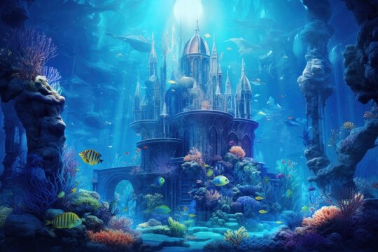 Aquarium underwater outdoors nature.