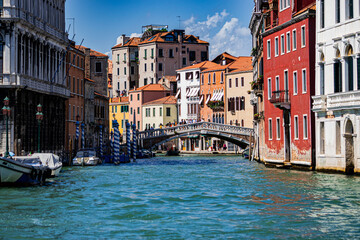 View of the canals of Venice (Italy) © McoBra89