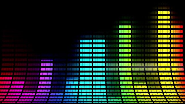 sound waves concept. Elements. Music round background of a form of a wave. video footage HD