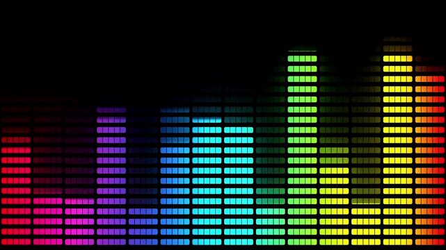 Equalizer sound wave background theme. video footage HD