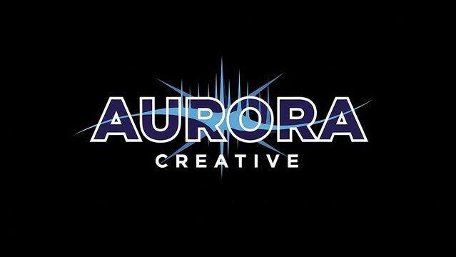 Aurora Creative logo vector illustration