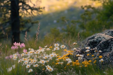 Obraz premium Flowers nature wildflowers spring.