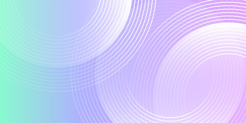 Obraz premium Smooth texture with white curved lines of green, blue, and purple transition background